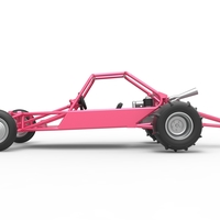 Diecast old school Sand Rail buggy Version 2 Scale 1:25 - Thumbnail 7