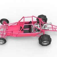 Diecast old school Sand Rail buggy Version 2 Scale 1:25 - Thumbnail 8