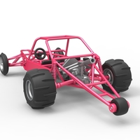 Diecast old school Sand Rail buggy Version 2 Scale 1:25 - Thumbnail 11