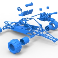 Diecast old school Sand Rail buggy Version 2 Scale 1:25 - Thumbnail 20