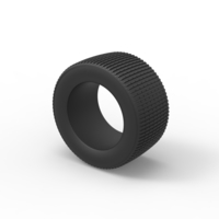 Diecast Dune buggy rear tire 18 Scale 1:25 - Thumbnail 7