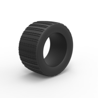 Diecast Dune buggy rear tire 19 Scale 1:25 - Thumbnail 2