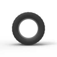 Diecast Dune buggy rear tire 19 Scale 1:25 - Thumbnail 5