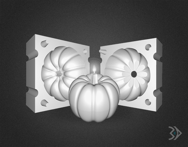 PUMPKIN CANDLE MOLD