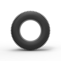 Diecast Dune buggy rear tire 21 Scale 1:25 - Thumbnail 5