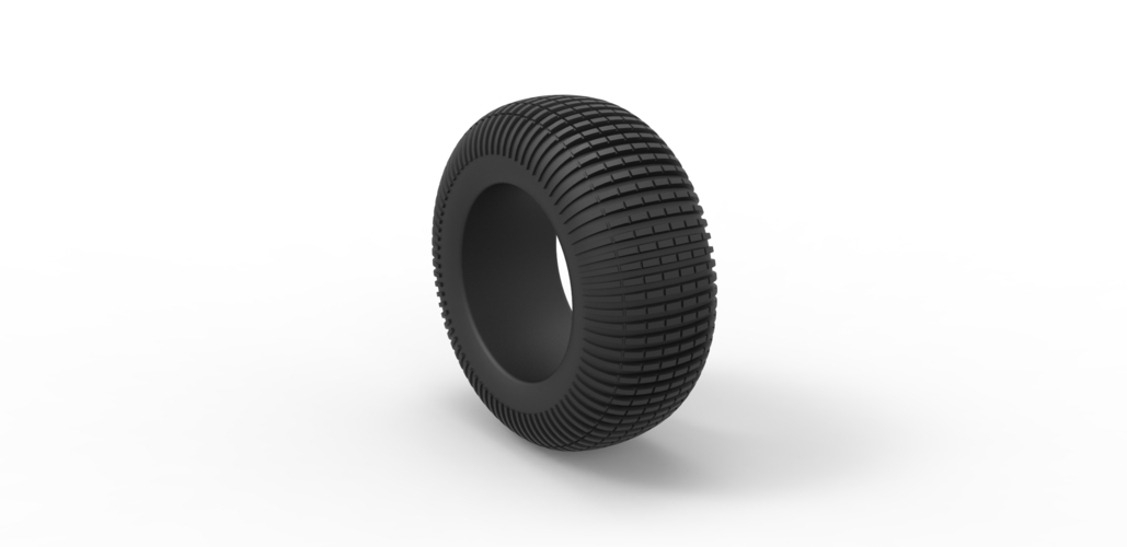 Diecast Dune buggy rear tire 21 Scale 1:25 3D Print 493030