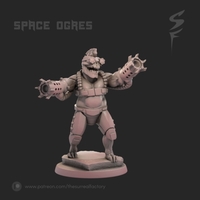 Small Flamethrower Space Ogre Free Miniature 3D Printing 493049