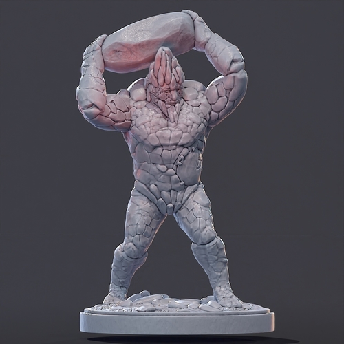 Stone Giant Free Miniature 3D Print 493057
