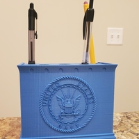 Small US Navy Penholder 3D Printing 493075