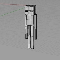 Small Enderman 3D Printing 493122