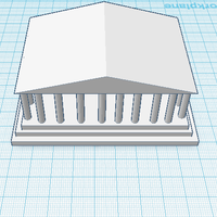 Small Ancient Greek Temple 3D Printing 49313