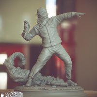 Bansky Rioter STL Statue 2022 Version - Thumbnail 3