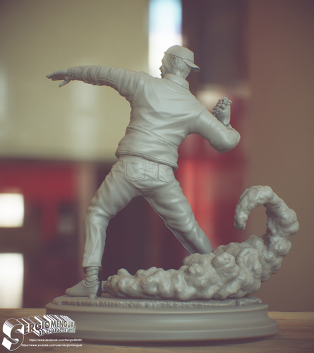 Bansky Rioter STL Statue 2022 Version 3D Print 493195