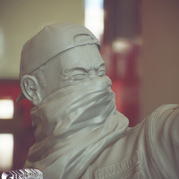 Bansky Rioter STL Statue 2022 Version - Thumbnail 10