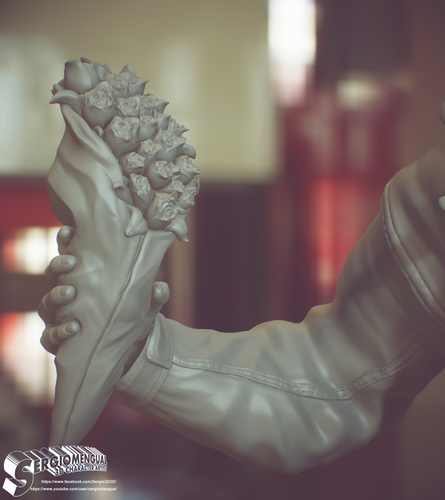 Bansky Rioter STL Statue 2022 Version 3D Print 493203