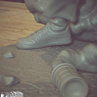 Bansky Rioter STL Statue 2022 Version - Thumbnail 16