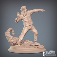 Bansky Rioter STL Statue 2022 Version - Thumbnail 19