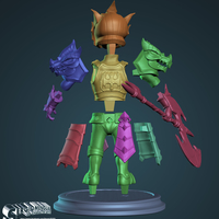 Laika Dragon Fire Knigth from Summoner Wars 2022 Version - Thumbnail 5