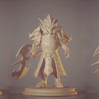 Laika Dragon Fire Knigth from Summoner Wars 2022 Version - Thumbnail 6