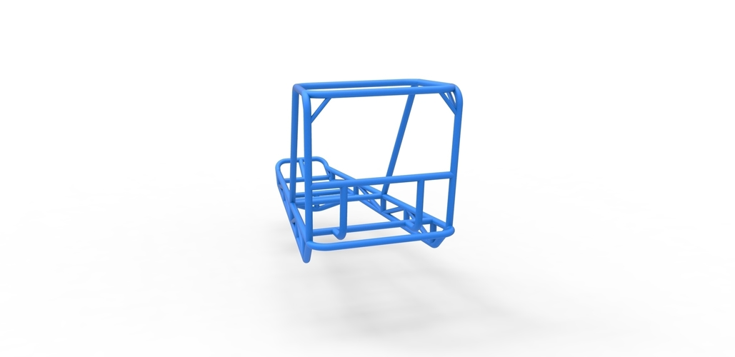 Diecast frame for old school water pumper buggy 1:25 3D Print 493300