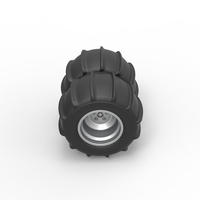 Diecast Double Rear wheel for Dune Buggy Scale 1:25 - Thumbnail 6