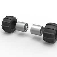 Diecast Double Rear wheel for Dune Buggy Scale 1:25 - Thumbnail 10