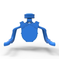 Diecast engine V8 for water pumper Sand buggy 1:25 - Thumbnail 12