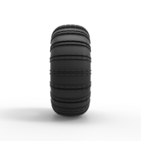 Diecast Dune buggy rear tire 22 Scale 1:25 - Thumbnail 4