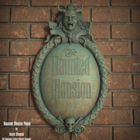 Haunted Mansion 3D Printable Plaque - Thumbnail 4