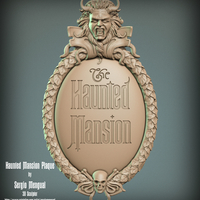 Haunted Mansion 3D Printable Plaque - Thumbnail 5