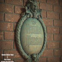 Haunted Mansion 3D Printable Plaque - Thumbnail 6