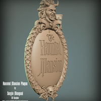Haunted Mansion 3D Printable Plaque - Thumbnail 7