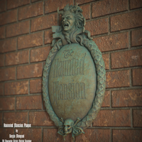 Haunted Mansion 3D Printable Plaque - Thumbnail 8