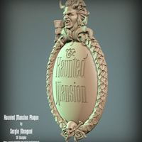 Haunted Mansion 3D Printable Plaque - Thumbnail 9