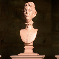 Haunted Mansion Cousin Maude 3D Printable Bust - Thumbnail 1