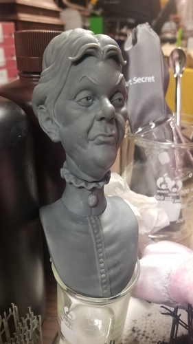 Haunted Mansion Cousin Maude 3D Printable Bust 3D Print 493393