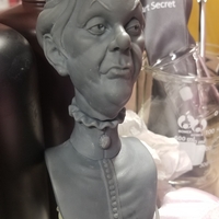 Haunted Mansion Cousin Maude 3D Printable Bust - Thumbnail 12