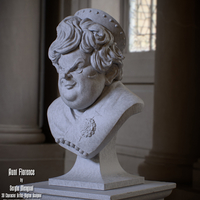 Haunted Mansion Aunt Florence 3D Printable Bust - Thumbnail 3