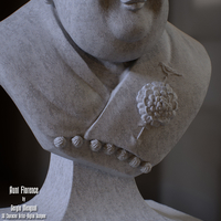 Haunted Mansion Aunt Florence 3D Printable Bust - Thumbnail 5