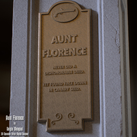 Haunted Mansion Aunt Florence 3D Printable Bust - Thumbnail 7