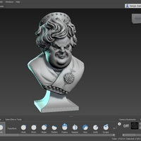 Haunted Mansion Aunt Florence 3D Printable Bust - Thumbnail 10