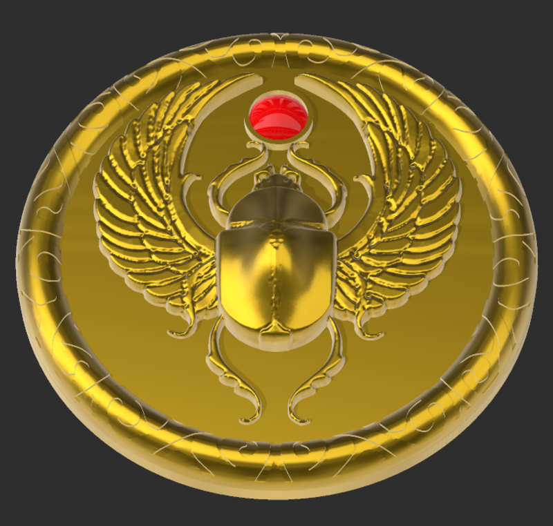 KHEPRI MEDALLION