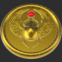 KHEPRI MEDALLION - Thumbnail 1