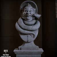 Small Haunted Mansion Bertie 3D Printable Bust DELUXE VERSION 3D Printing 493418