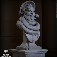 Haunted Mansion Bertie 3D Printable Bust DELUXE VERSION - Thumbnail 6