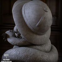 Haunted Mansion Bertie 3D Printable Bust DELUXE VERSION - Thumbnail 9