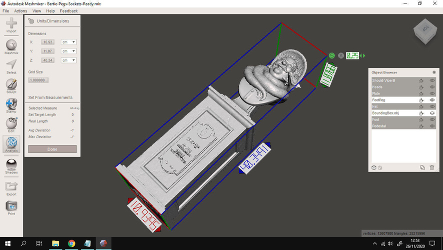 Haunted Mansion Bertie 3D Printable Bust DELUXE VERSION 3D Print 493430