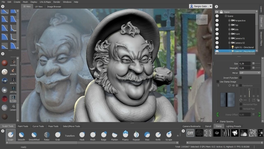 Haunted Mansion Bertie 3D Printable Bust DELUXE VERSION 3D Print 493431
