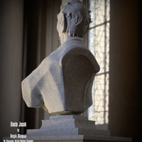 Haunted Mansion Uncle Jacob 3D Printable Bust DELUXE VERSION - Thumbnail 6