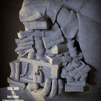 Haunted Mansion Uncle Jacob 3D Printable Bust DELUXE VERSION - Thumbnail 12